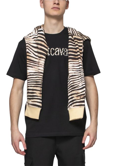 T-shirt con Logo animalier JUST CAVALLI | T-shirt | 78OAHE21 CJ110899